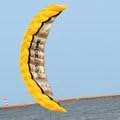 2.5m Dual Line Parafoil Kite WithFlying Tools Power Braid Sailing Kitesurf Rainbow Sports Beach