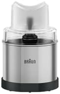 MQ 60 Accessoires EasyClick pour mixeur plongeant Braun MQ 3 et MQ 5, hachoir de 350 ml en acier inoxydable