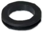 Rubber Products Distributors, Large Rubber Grommet, Material: SBR (Styrene Butadiene), Color: Black, Qty: 1