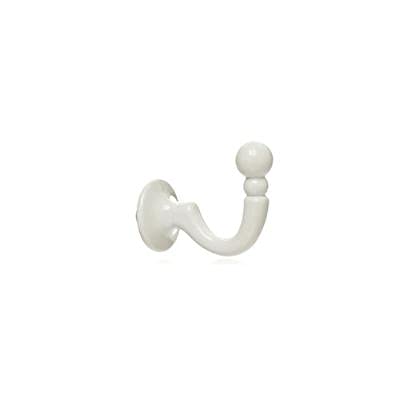 New Edge Blinds Pair Of Metal Tieback Hooks For Curtains (Pair) (Cream)
