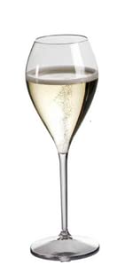 AIOS Unbreakable Tritan BPA Free Prosecco Flute/Champagne Flute 165ml (Set of 4)