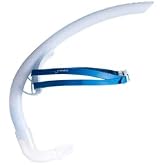 FINIS Stability Swimmer&rsquo;s Snorkel - Bracketless - Center-Mount Swim Training Snorkel - Adjustable Fit - Silicone Mouthpiece