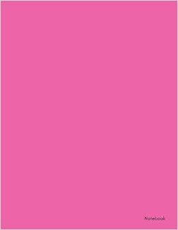 Notebook Approximate Large Plain Blank Paper Pad Exercise Book Creative Art Sketchbook Unlined Unruled To Draw Doodle And Sketch In For Kids Artists School Home Office Hot Pink Notebooks Colorpop Amazon Com Books