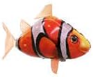 LVMENGMENG Air Swimmers Remote Control Inflatable Flying Turbo - Flying Balloon Toy Balloon Shark & Clownfish & Goldfish (Clown Fish)