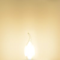 B11 Flame Tip LED Filament Bulbs E26 Candelabra Baseï¼ŒLVWIT 4W(40W Equivalent) Dimmable 3000K Soft White Chandelier Candle Light Bulb (6-Pack)