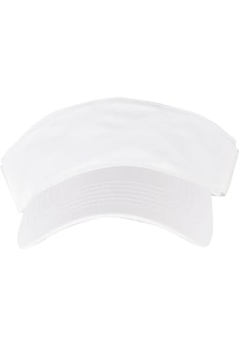 Flexfit Performance Visor Cap, Visière Mixte, White, One Size
