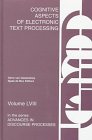Cognitive Aspects of Electronic Text Processing, De Mul, Sjaak, 1567502350
