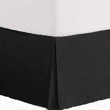 500 Tc Egyptian Cotton Bedding One Bed Skirt 10 Inch Drop King 78x80 Black Solid By Satisfaction Linen Buy Online In Bahamas At Bahamas Desertcart Com Productid 40317896