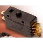 Switch Snap Action N.O./N.C. DPDT Button Quick Connect 15A 250VAC 1118.55VA 8.34N Screw Mount (E19-00A)