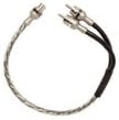 LA-1F2MHT Y-Connector 1 Female to 2 Male Premium RCA