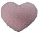 Pink Rosebud Swirl Heart Shape Cushion - Set of 2 by Formosa