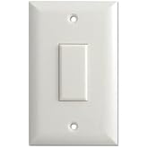 TOUCH-PLATE GENS1-0100A-WHT Genesis Series Low Voltage Momentary Wall Switch White with Screws