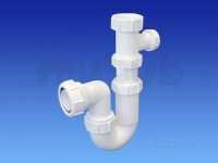 OSMA 5V407W 40mm Pipework with 75mm Depth Waterseal Swivel Sink White 4039442 304 P 351 16-25