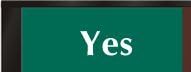 SmartSign UPS - Yes/No Door Slider Sign | 2.25" x 10" Plastic Black