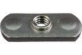 1/2"-13 Spot Weld Nut, Dual Rib Projection - Low