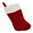 Red Plush Christmas Stocking