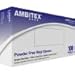 Ambitex Vinyl Powder-Free Exam Gloves Large Case (1000 Gloves)
