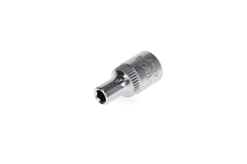 GEDORE red Socket, 1/4 6.3 mm drive, hexagonal, 4 mm AF, Tool, R41000403, steel