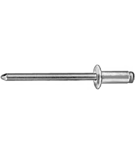 100-Pack All-Steel POP Rivets - 3/32" Diameter X 1/8" Grip, USA Made (3-2)