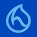 Hydracy Fruit Infuser Water Bottle - 25 Oz Sports Bottle with Full Length Infusion Rod and Insulating Sleeve Combo Set + 27 Fruit Infused Water Recipes eBook Gift - Azure Blue