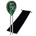 3-in-1 Soil pH, Moisture & Light Meter Tester Probe Sensor, Gardening Plants Growth Watering Quality Monitoring Acidity Test Tool Kits for Garden Farm Lawn (Green PH/Moisture/Light Meter + Bag)thumb 1