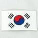 South Korea Country Flag Small Iron on Patch Crest Badge .. 1.5 X 2.5 Inches ... New