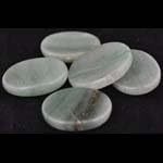 Green Adventurine Worry Stone with Pouch