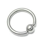 316L Surgical Steel Captive Bead Ring CBR 12g