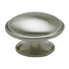 10pk Brushed Nickel Kitchen or Cupboard Knobs Stainless Steel Shaker Mushroom Style 35mm