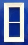 Melody Jane Dollhouse Builders DIY 1:24 Scale Classic White Plastic 2 Pane Georgian Window