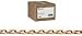 Campbell 0880844 Low Carbon Steel Sash Chain with Fixtures, Copper Glo, #8 Trade, 0.04