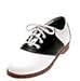 Hip Hop 50s Shop Womens Saddle Oxford Shoes 8.5 Black