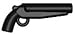 BrickArms Exclusive 2.5 to 4 Inch Scale Figure Style LOOSE Weapon SawedOff Shotgun Black