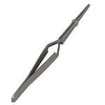 JAMECO BENCHPROGCP-007-R Stainless Steel Self-Closing Tweezer, Medium Point Tip, 4.6" Length (Pack of 2)