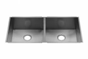 Download Julien UrbanEdge® Collection Undermount sink with double bowl Brushed Stainless Steel 16ga