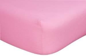 Baby Fitted Crib Sheet for Standard Crib Cotton Muslin Toddler Nursery Bedding Protective Mattress Pad Cover 52" x 28"x 8''(Pink)