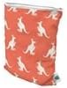 Planet Wise Wet Diaper Bag, Medium (Coral Kangaroo Twill)