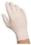 Handgards Medium Standarad Ivory Latex Disposable Glove -- 10 per case.