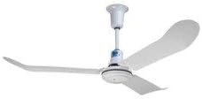 Envirofan260F-7/60" Diameter/White/Downblowing/Curved Blades/Cord and Plug / 120V / .811 Amps
