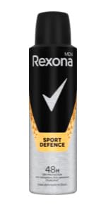 Rexona Men Anti Transpirant Spray Sport Defence Deospray mit 48 Stunden Schutz gegen Körpergeruch und Achselnässe mit Anti-Transpirant-Technologie 6x 150 ml 2
