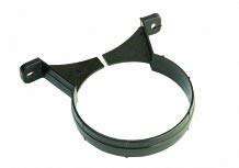 Pack of 2 x Hunter 110mm (2 Screw Socket Bracket) Black Soil Pipe and Fittings Select Individual Parts as Required.