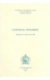 Canonical Testament : Monsignor W. Onclin Chair 2004, Torfs, R. and De Gaay Fortman, B., 9042914637