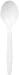 AmazonBasics Light-Weight Plastic Soup Spoons, White, 1000-Count primary