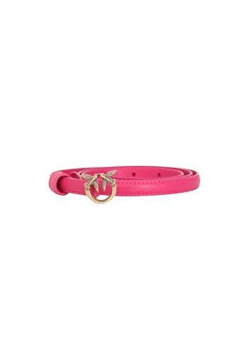 Pinko Love Berry H1 Belt Veau Soie Ceinture, N17q_Pink Antique Gold, S Femme