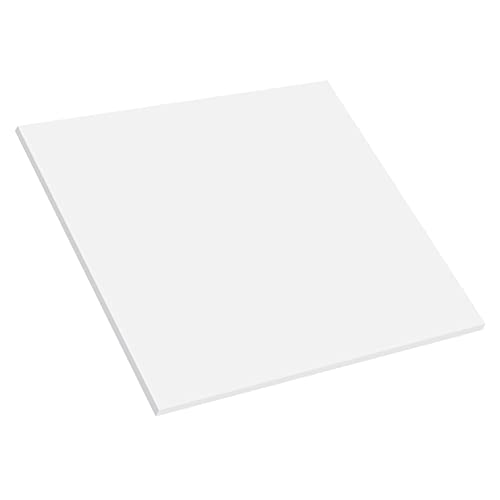 Mega Format Expanded PVC Plastic Sheets 12" X 12" Rigid White Sheet