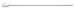Puritan 808-COTTON Oversized Cotton Tipped Non-Sterile Applicators/Swabs with Paper Shaft, 1/2