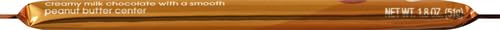 FANNIE MAY MILK CHOCOLATE PEANUT BUTTER BAR, 1.8 OZ