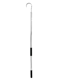 Sea Striker SS372 Mango de aluminio anodizado Gaff, 3 pulgadas gancho de plata, 6 Feet