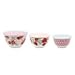 Pioneer Woman Melamine Serving Bowl Set with Lids (Set of 3 Bowls with 3 Lids) (Vintage Floral)