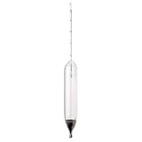 H-B Instrument B61807-4000 Ethyl Alcohol Glass Hydrometer, 75-95% Proof/0.2%